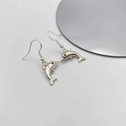 Small Dolphin Earrings