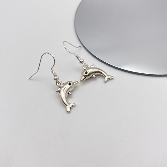 Small Dolphin Earrings