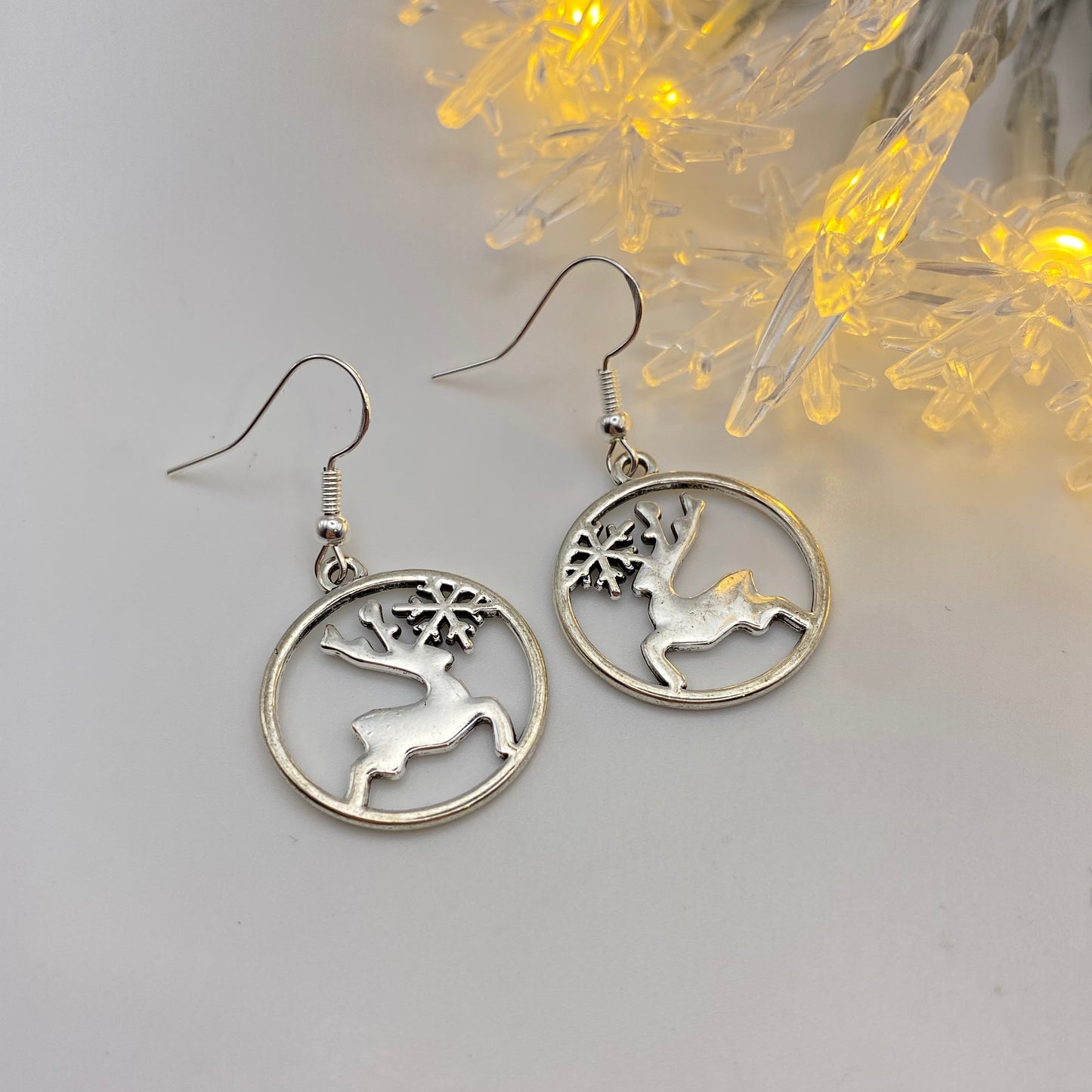 Reindeer Bauble Earrings