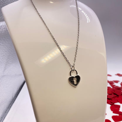 Lock Heart Necklace