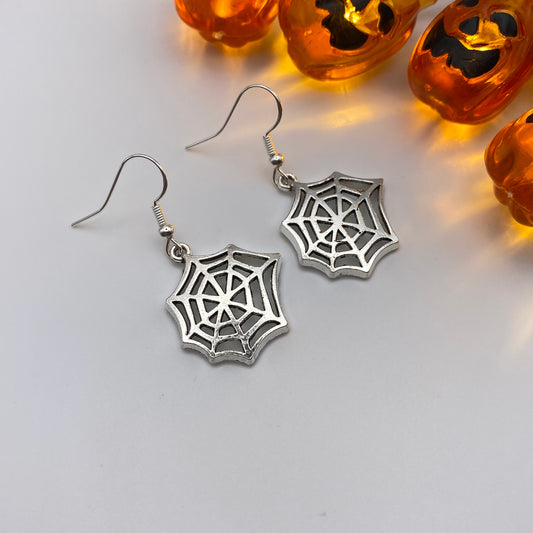 Spider Cobweb Earrings