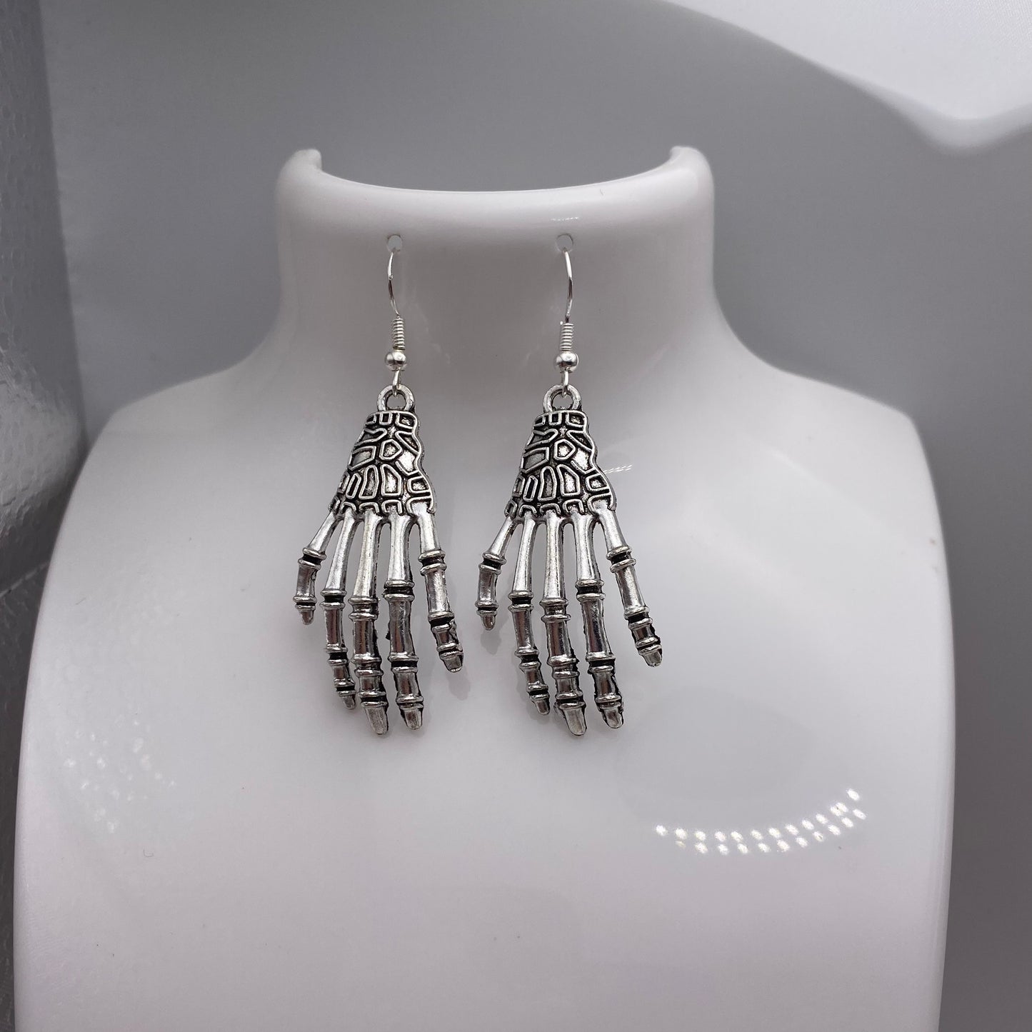 Skeleton Hand Earrings