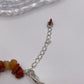 Yellow Agate and Red Jasper Crystal Bracelet