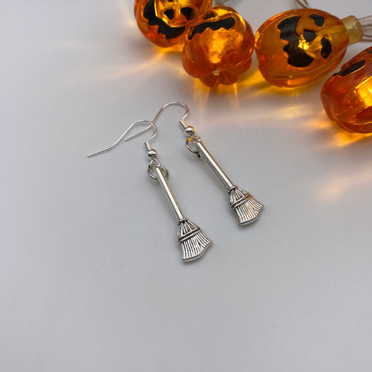 Witch Broomstick Earrings