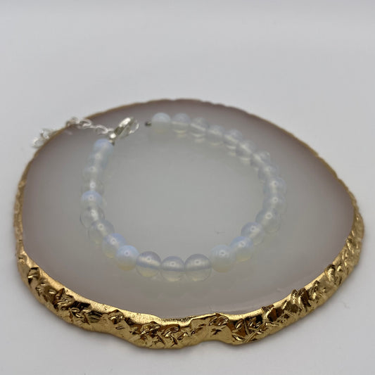 Round Opalite Crystal Bracelet