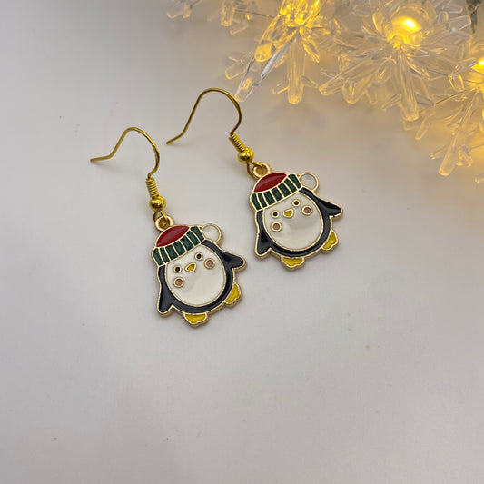 Penguin Earrings