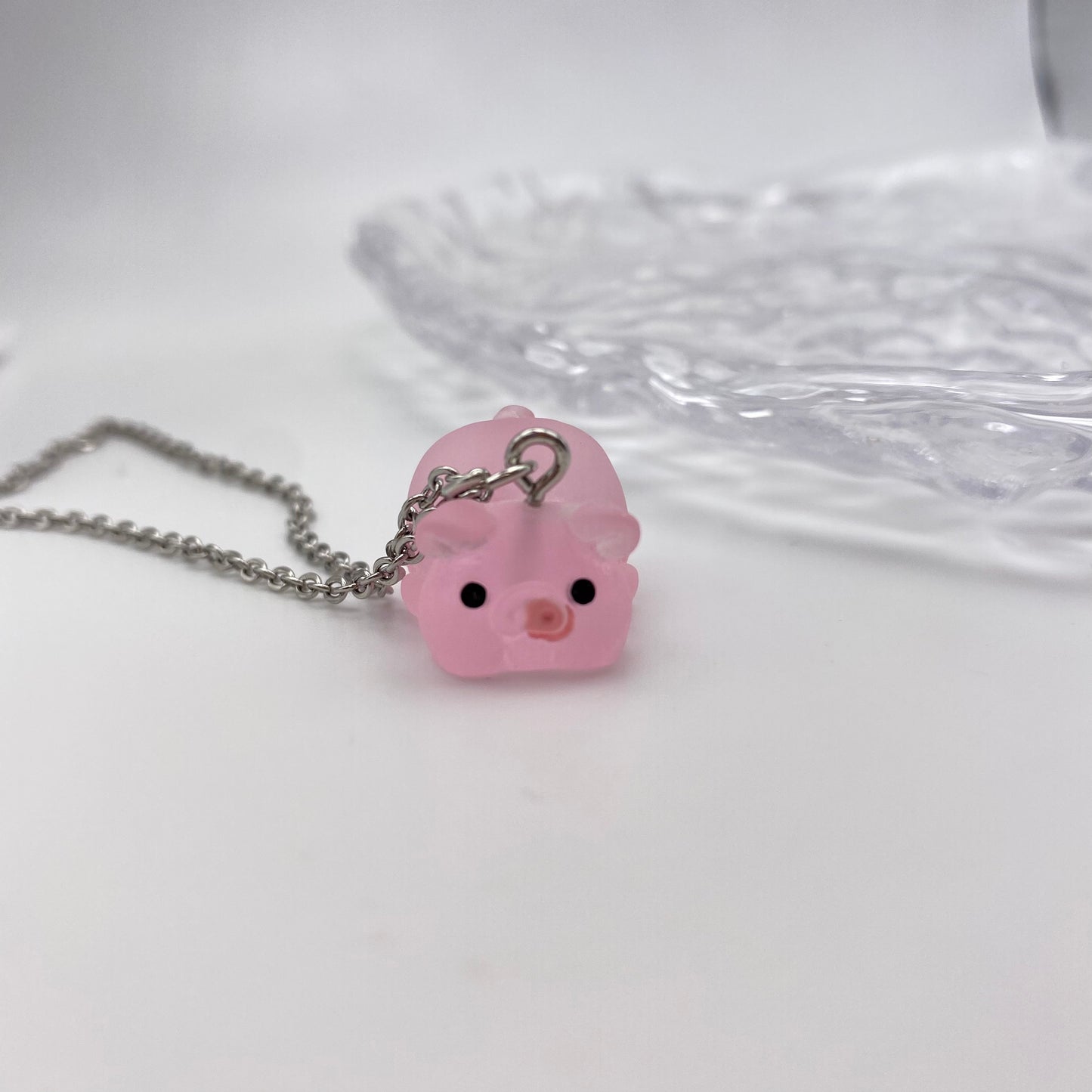 Lying Pig Necklace