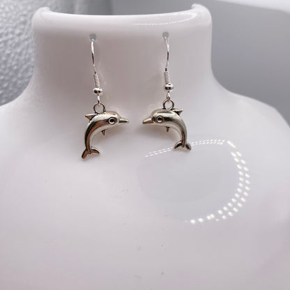 Small Dolphin Earrings