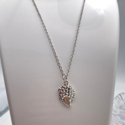 Silver Hedgehog Necklace