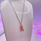 Breast Cancer Awareness Ribbon Necklace