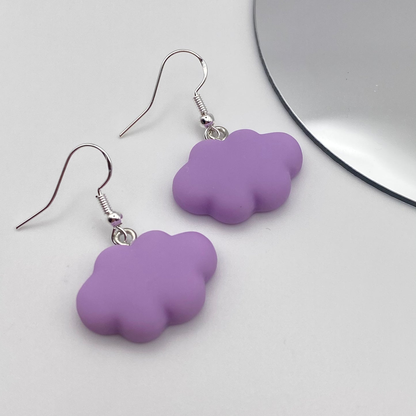 Purple Cloud Earrings
