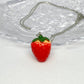 Strawberry Necklace (bigger size)