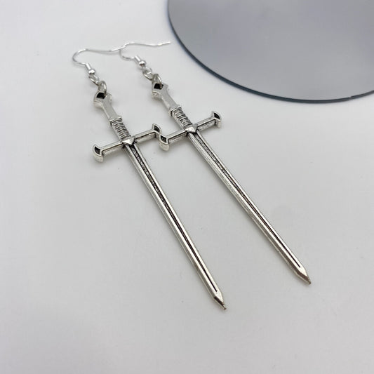 Sword Dagger Earrings