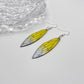 Big Yellow Fairy Wing Earrings