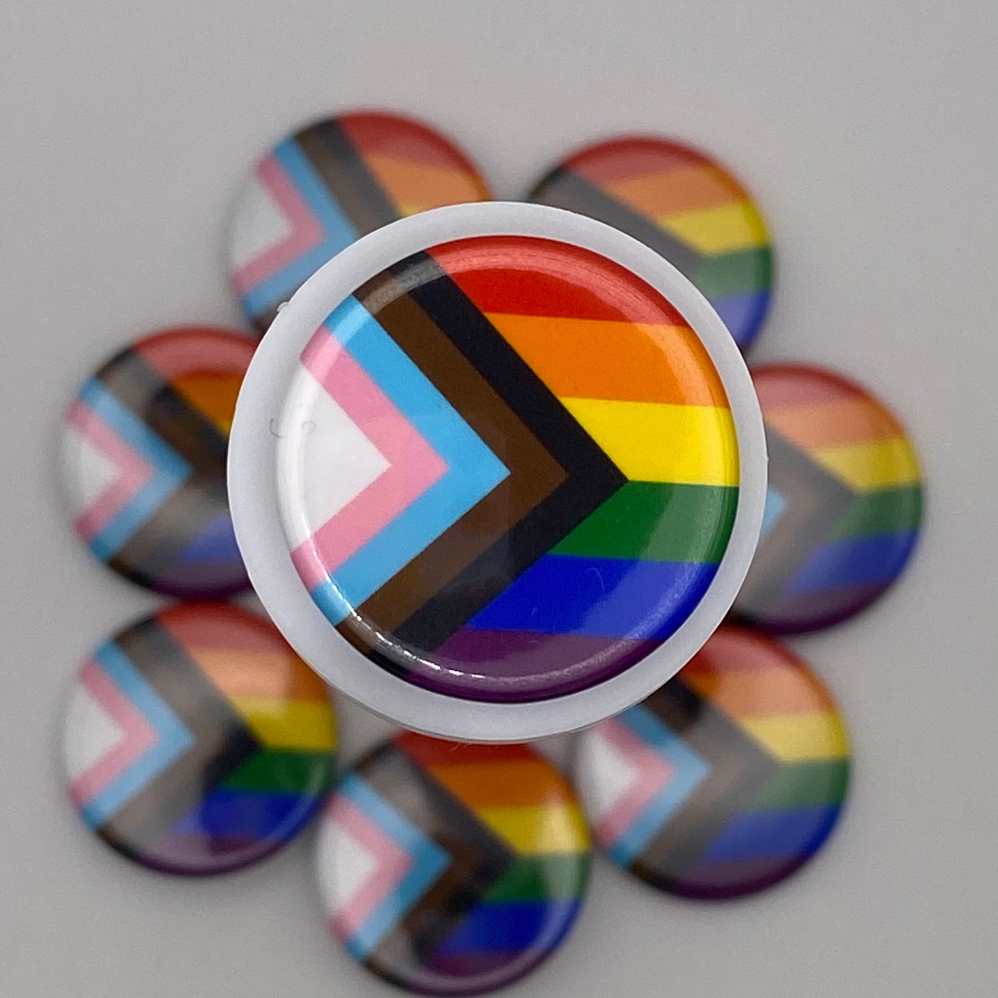 Progress Gay Flag Pride Badge