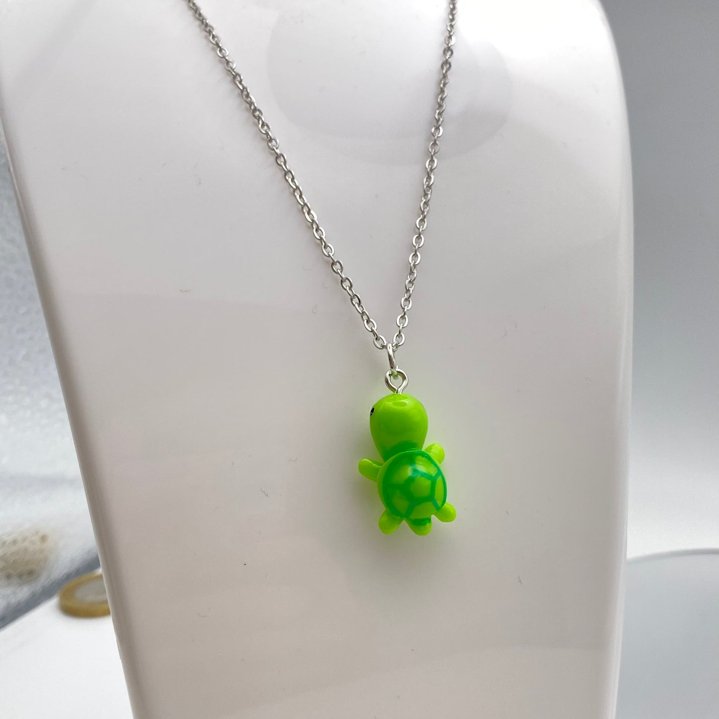 Green Turtle Necklace