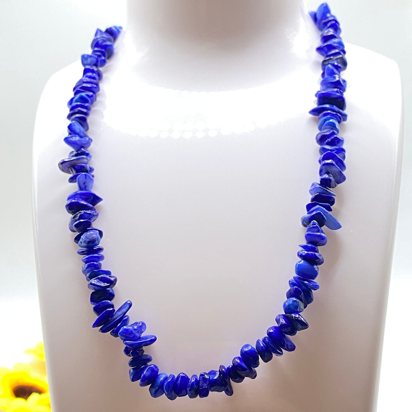 Blue Sodalite Crystal Necklace