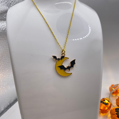 Moon Bats Necklace