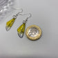 Small Yellow Fairy Wing Earrings