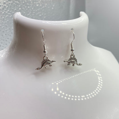 Stegosaurus Dinosaur Earrings