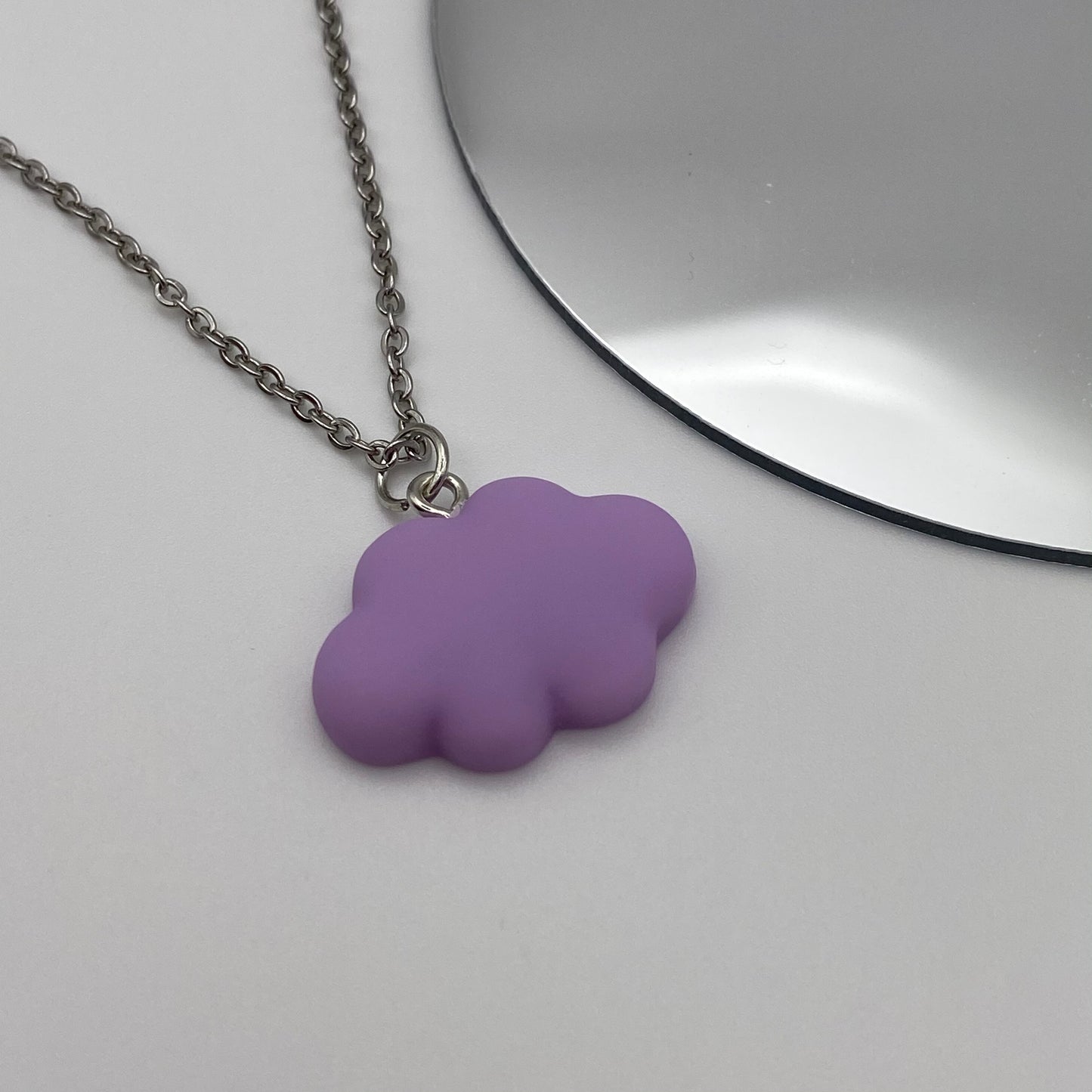 Purple Cloud Necklace