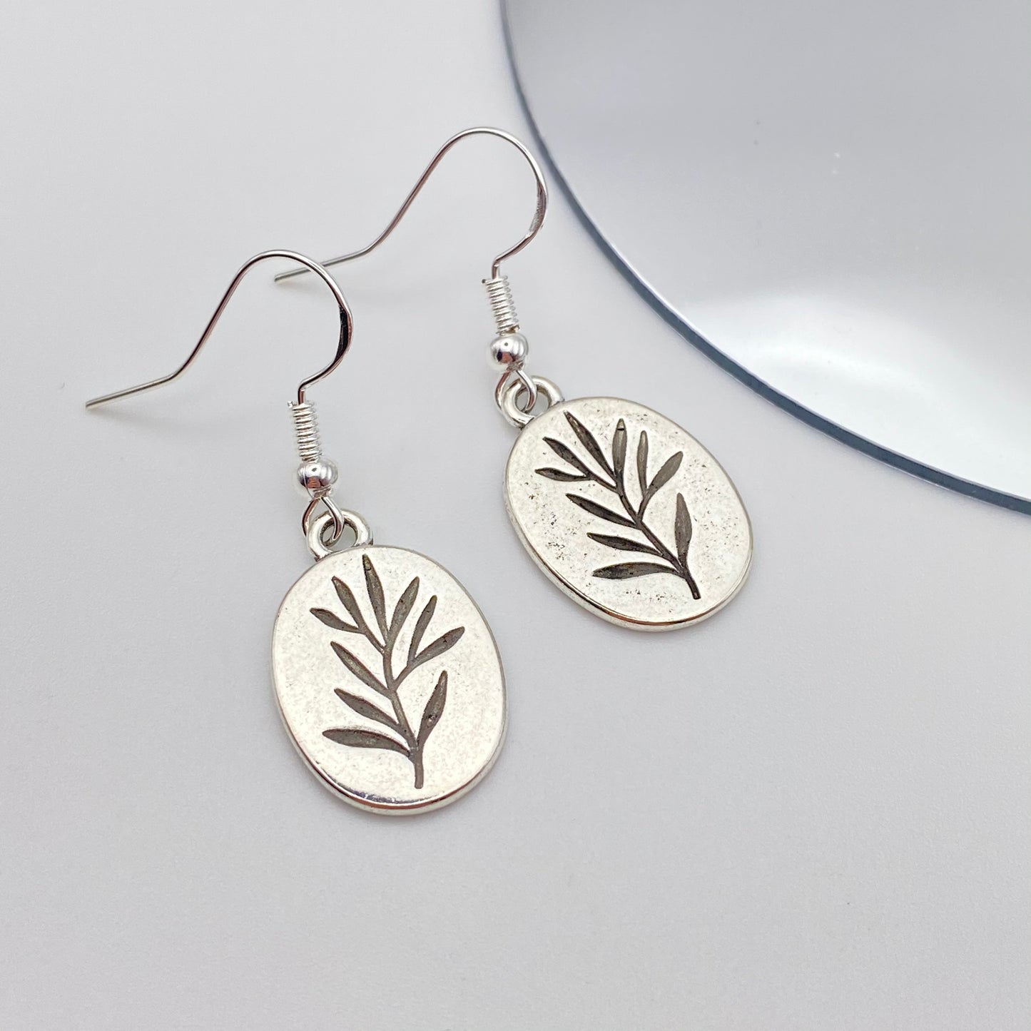 Leaf Imprint Earrings