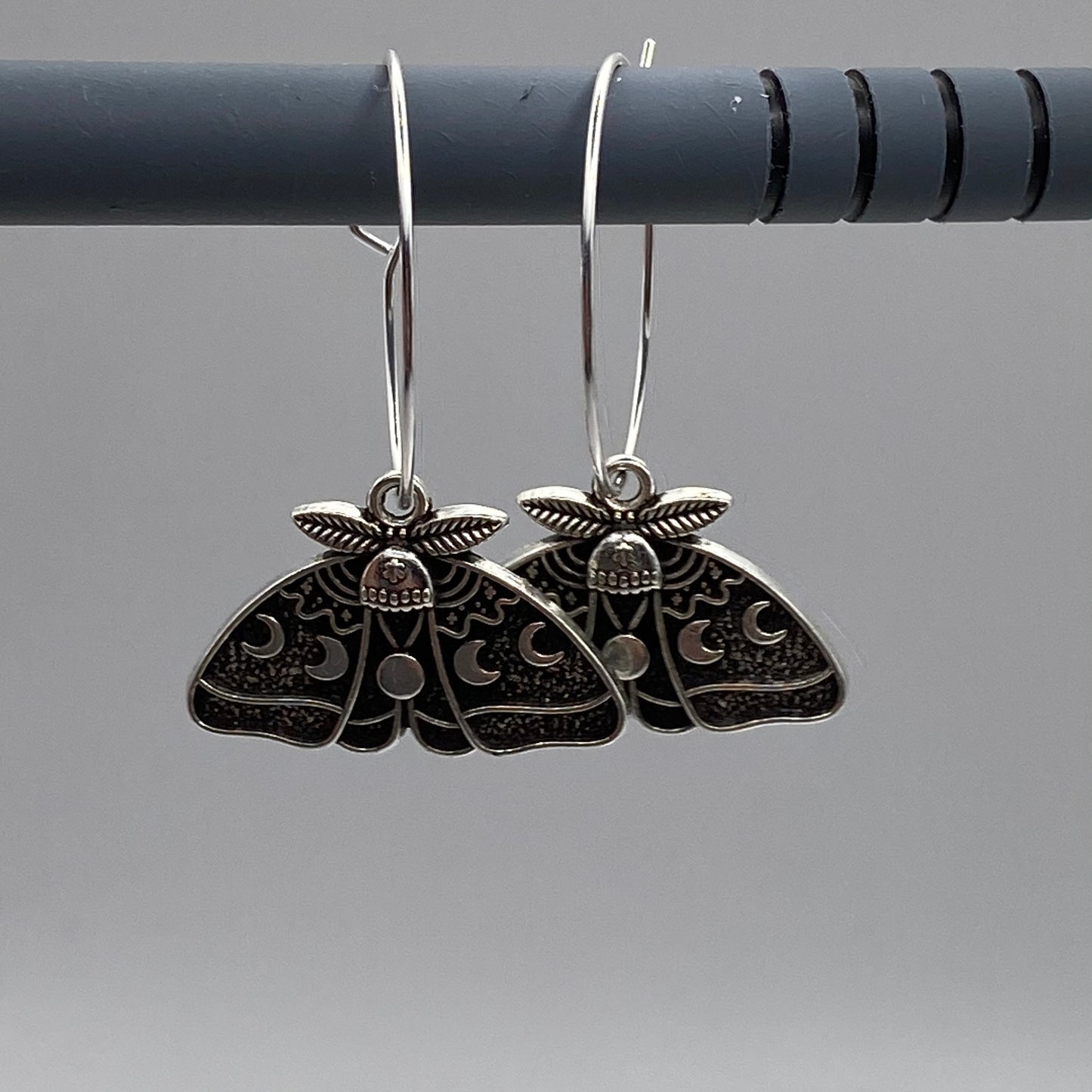 Magic Moth Hoop Earrings
