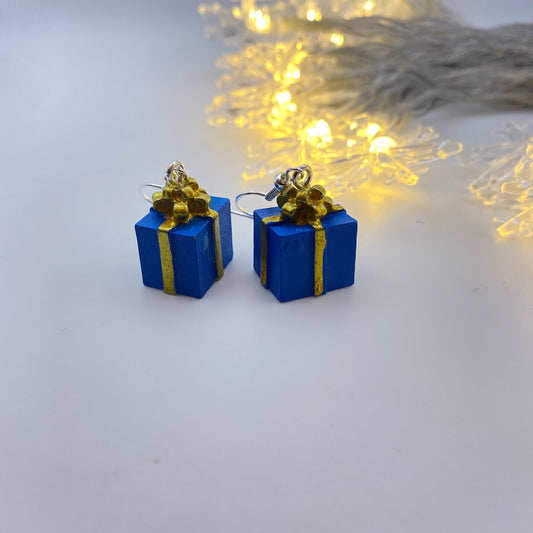 Blue Present Earrings