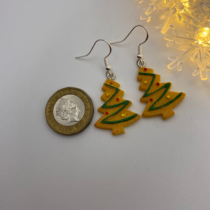 Gingerbread Tree Earrings