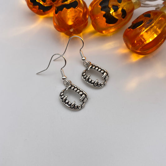 Vampire Teeth Earrings