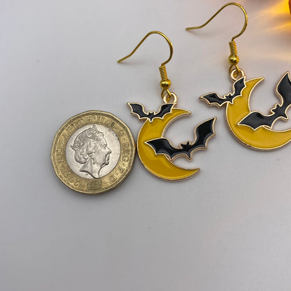 Moon Bats Earrings