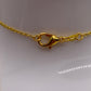 Skeleton Cat Gold Necklace