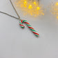 Green Candy Cane Necklace