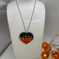 Fire Heart Necklace