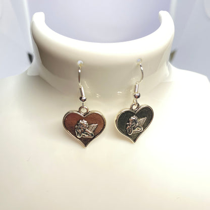 Cherub Heart Earrings