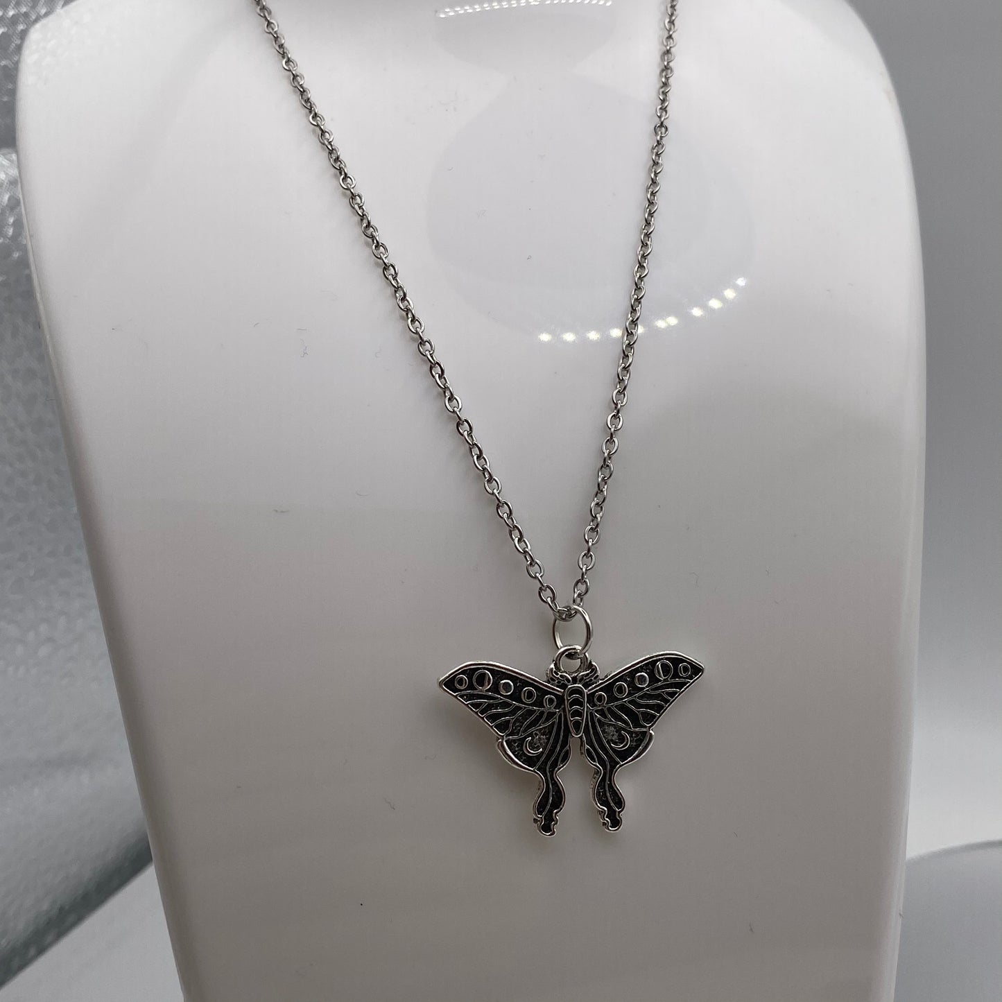 Lunar Magic Butterfly Moth Necklace