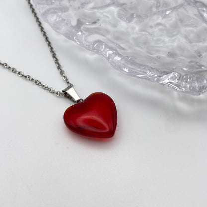 Red Heart Necklace