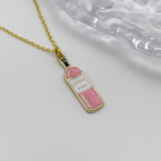 Pink Wine Necklace