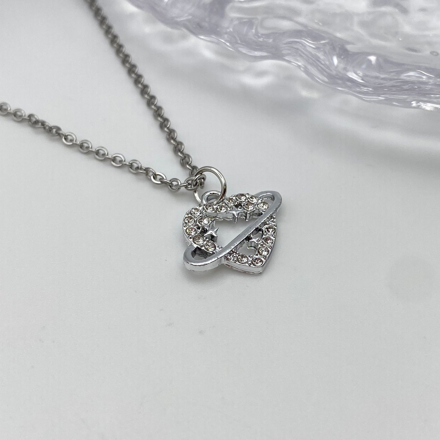 Planet Heart Necklace