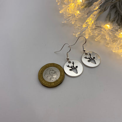 Reindeer Pendant Earrings