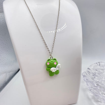 Frog Angel Necklace