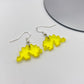 Yellow Dinosaur Earrings
