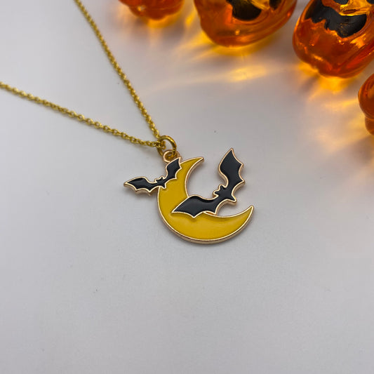 Moon Bats Necklace