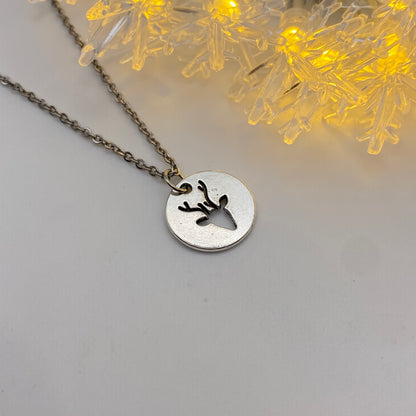 Reindeer Pendant Necklace