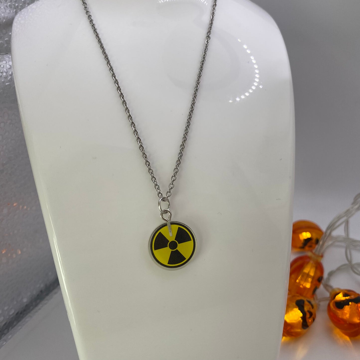Toxic Sign Necklace