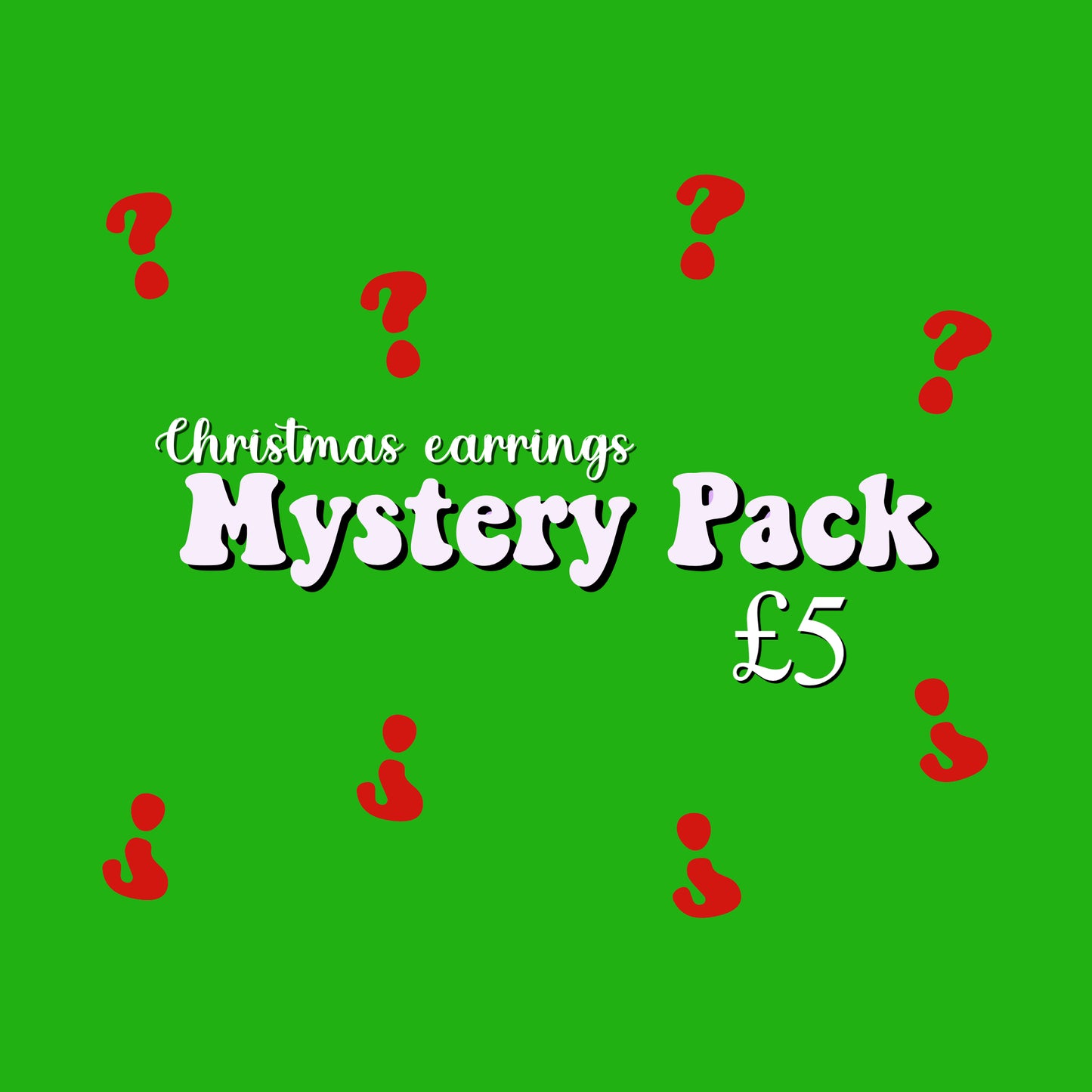 Christmas Earrings Mystery Pack