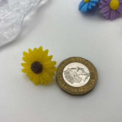 Colourful Flower Stud Earrings