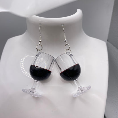 Wine Glass Earrings