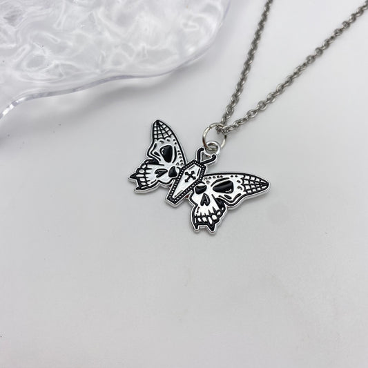Flying Coffin Moth Necklace