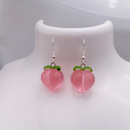 Pink Peach Earrings